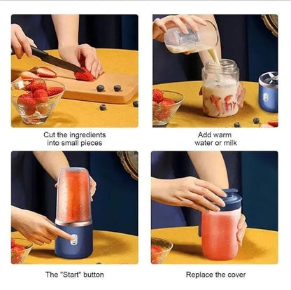 Portable & Rechargeable Electric Juicer Blender