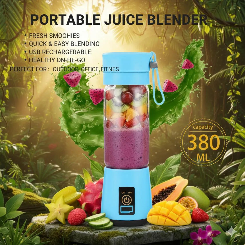 Juicer Blender – Portable USB Rechargeable