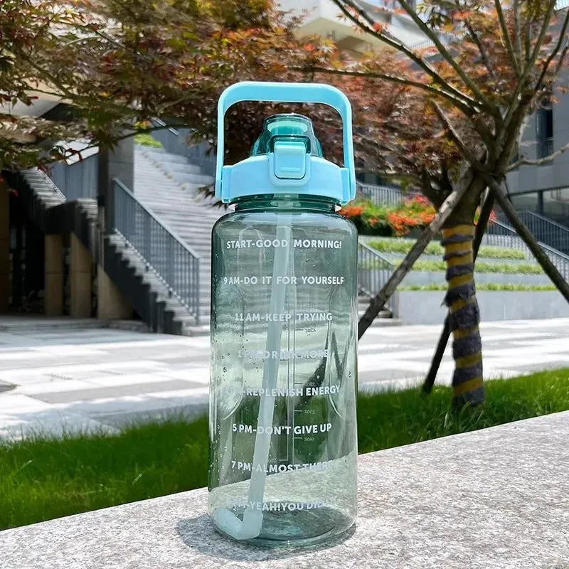 Transparent Insulated Vacuum Water Bottle - 1 Pc for Cold Water Retention