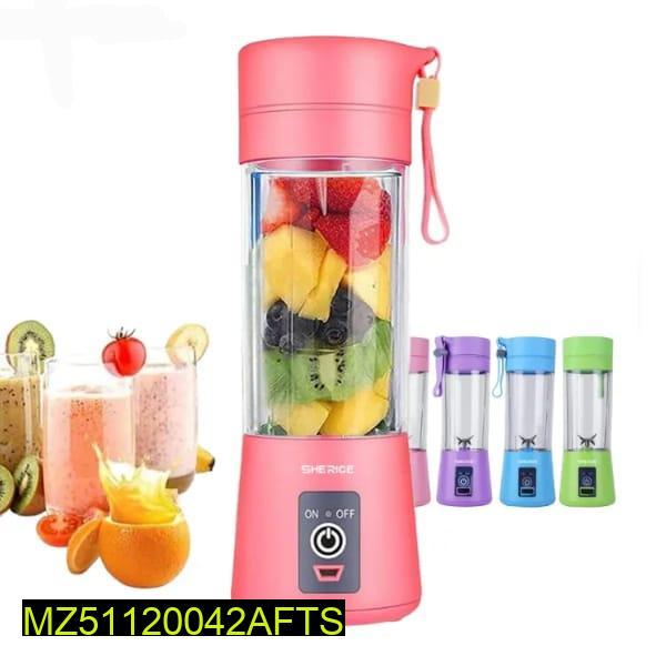 USB Chargeable Citrus Juicer Blender 6 Blades , 380 ML