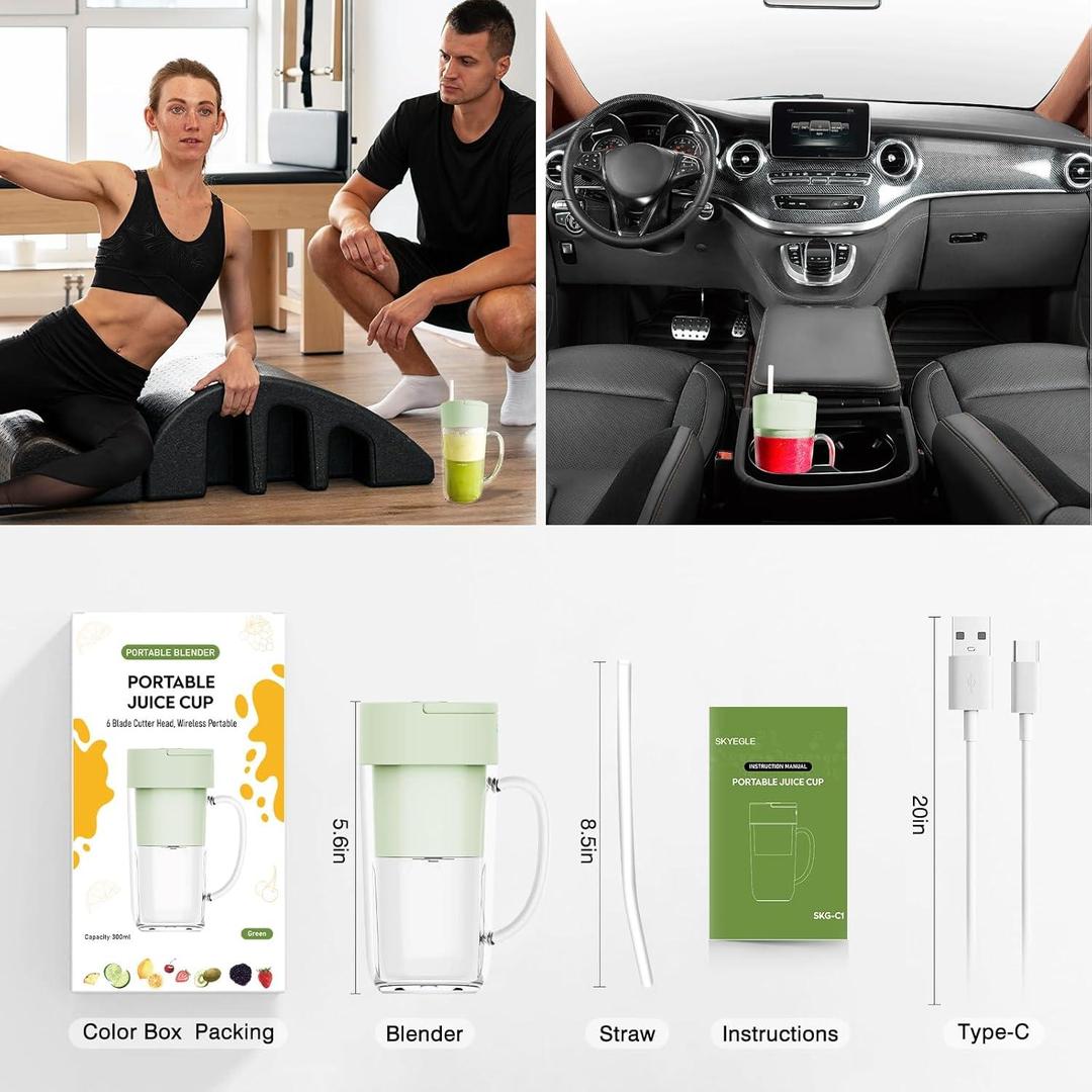 Portable Rechargeable Electric Juice Cup - 1 Pc