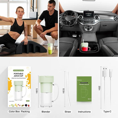 Portable Rechargeable Electric Juice Cup - 1 Pc